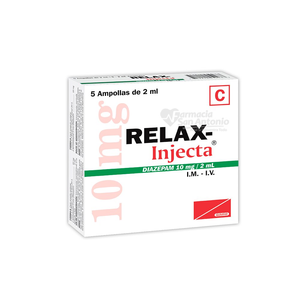 UNIDAD RELAX INYECTA X 5 AMP