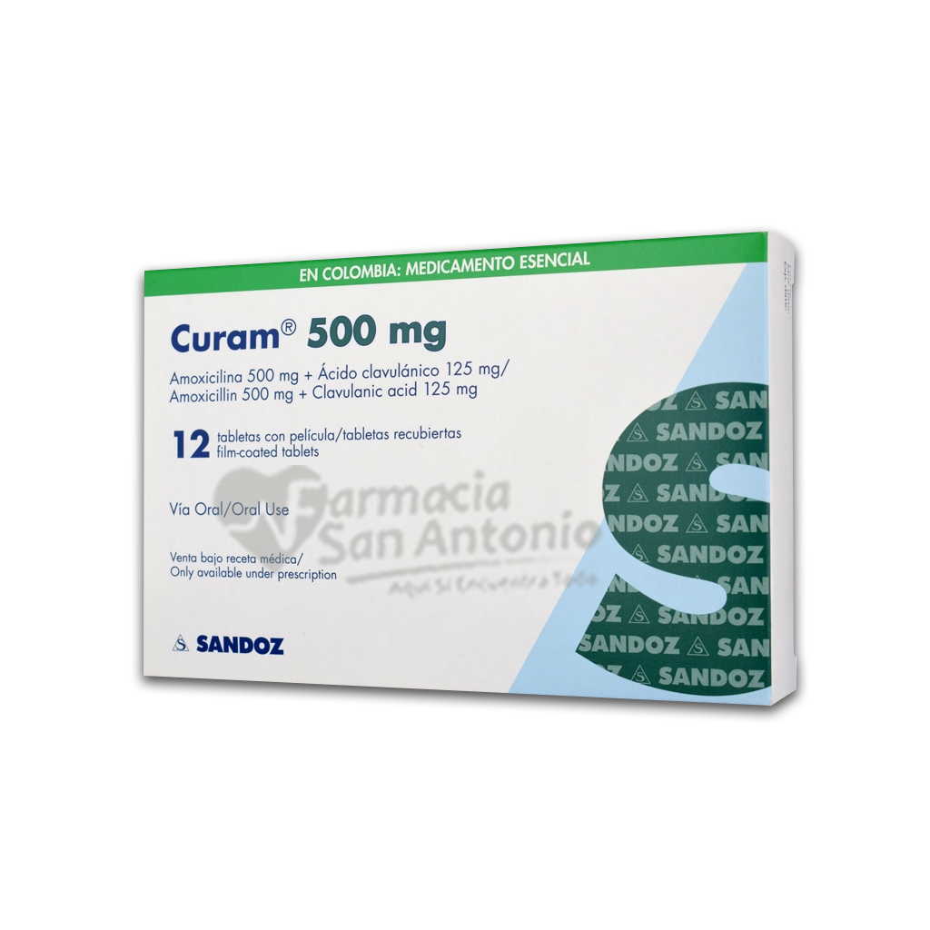 CURAM 500MG X 12 TAB