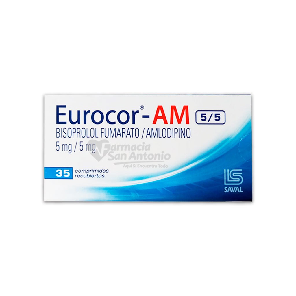 EUROCOR AM 5MG/5MG X 35 COMP