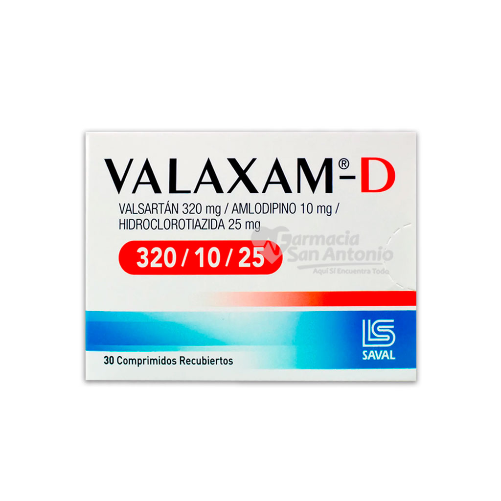 VALAXAAM D 320MG/10MG/25MG X 30 COMP