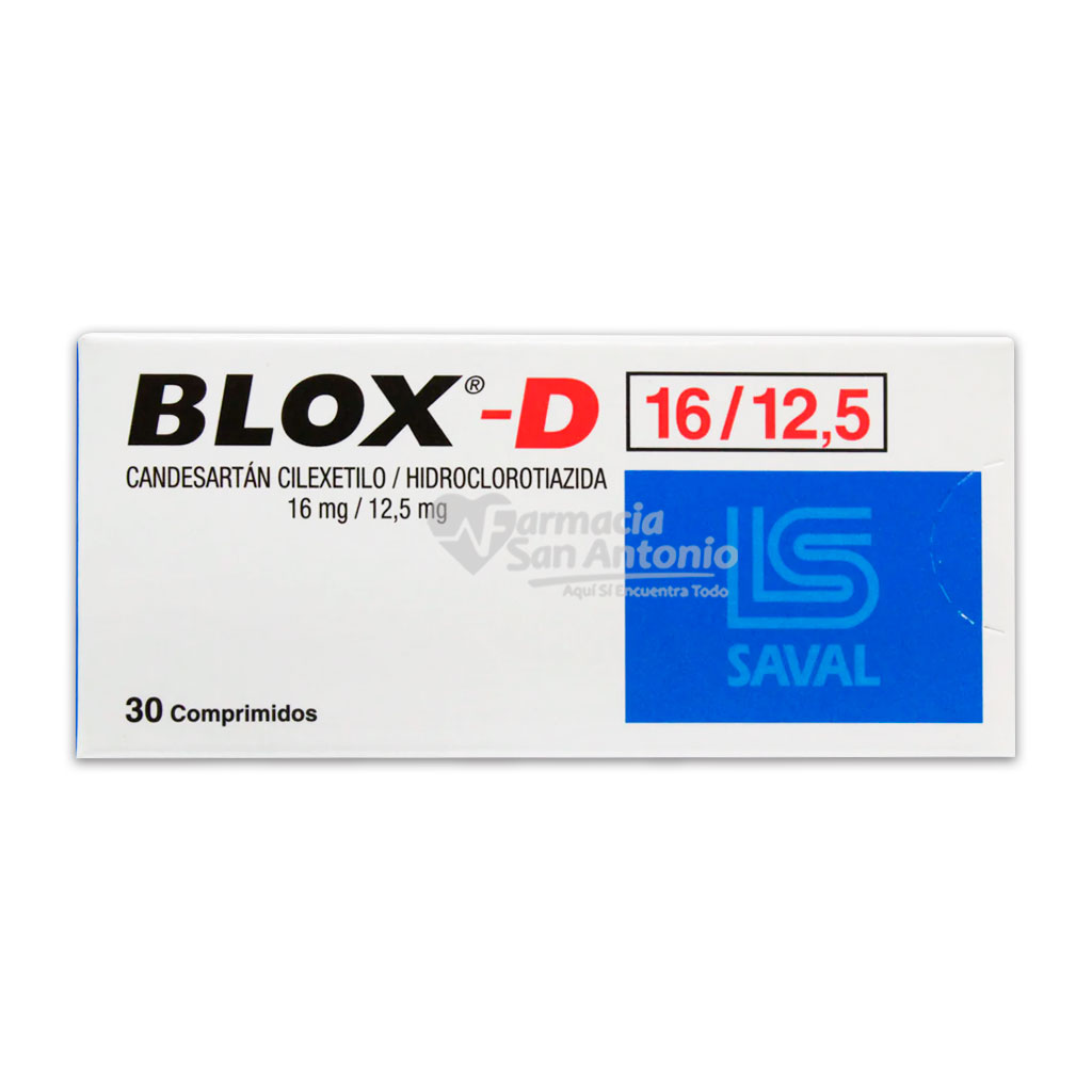 BLOX -D 16MG/12.5MG X 30 COMP